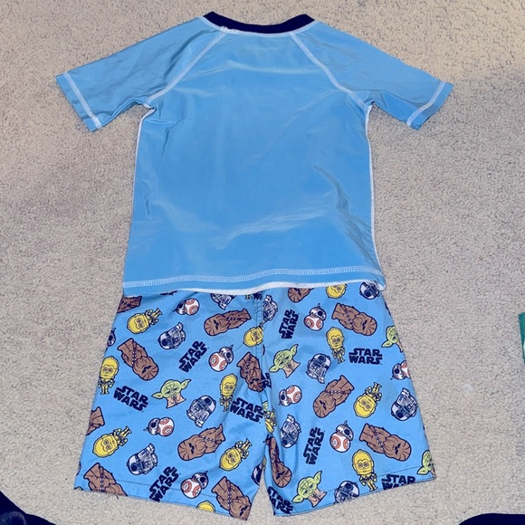 Star Wars rash guard swim set size 5T - Picture 5 of 5